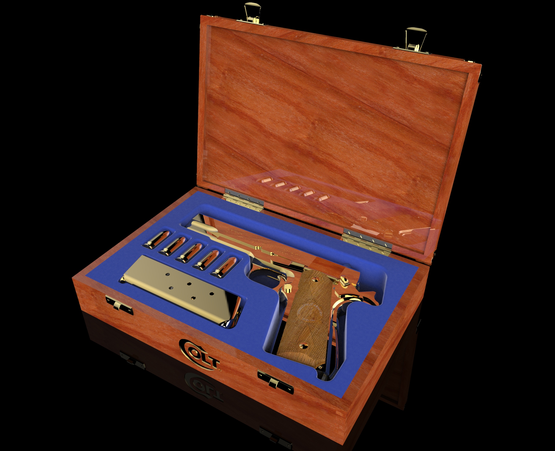 柯尔特M1911展示盒